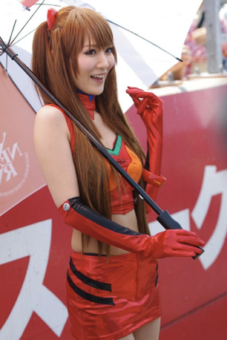 Illustration for article titled A Closer Look At The Evangelion Race Queens' Costumes